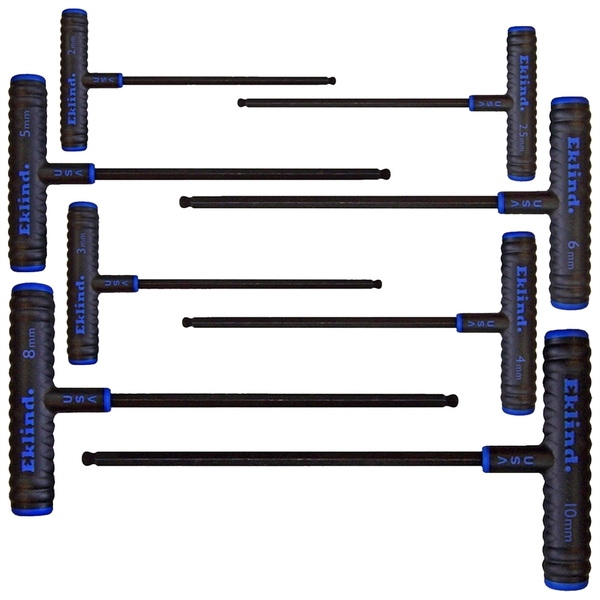 Eklind 8-Piece 9" Metric Power-T Ball End Hex Key Set 64808